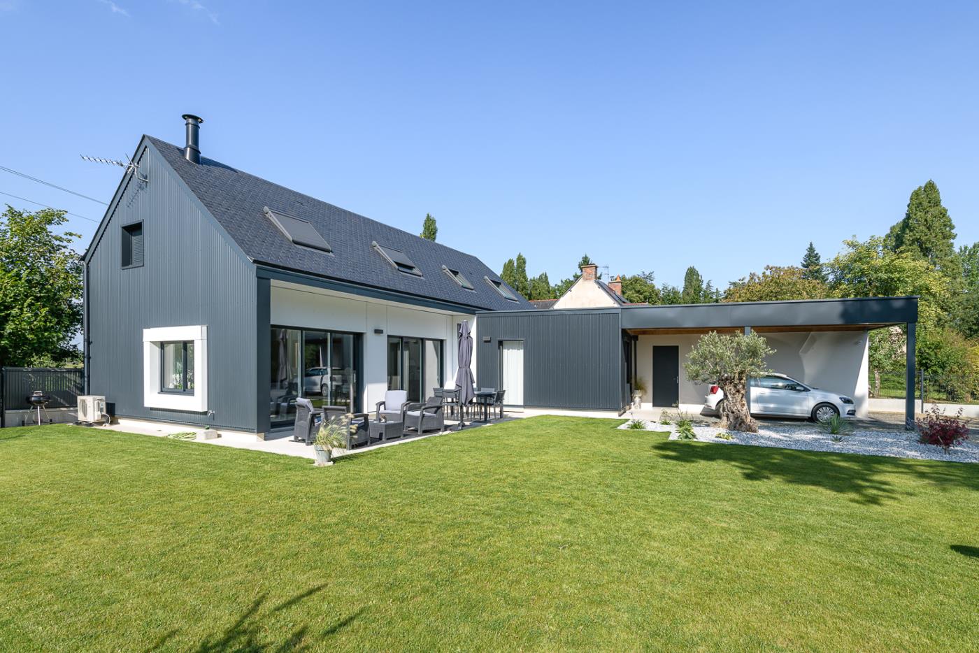 Maison Individuelle  - Réalisation de l'architecte SAAC sur Rennes et sur le département d'Ille et Vilaine