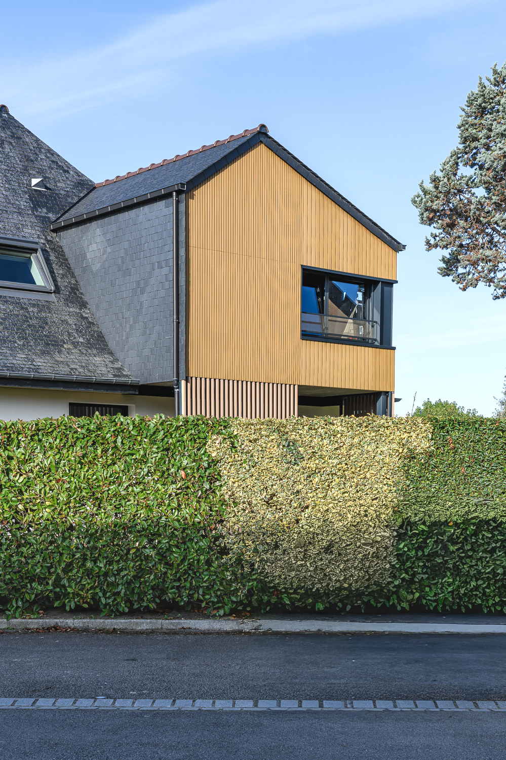 Extension en étage d´une maison individuelle