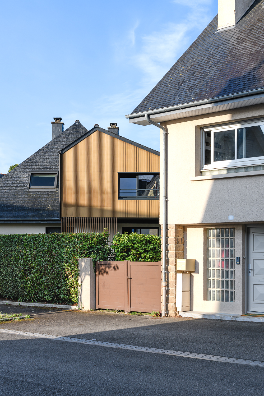 Extension en étage d´une maison individuelle