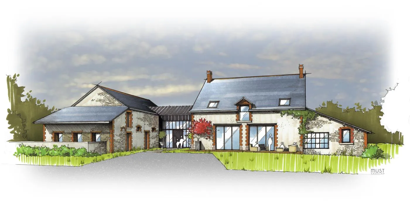 Rénovation et extension d´une longère et sa grange